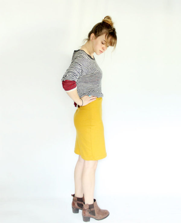 Simple Knit Pencil Skirt - Amy Nicole Studio