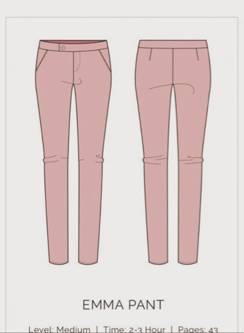 high waisted jeans sewing pattern