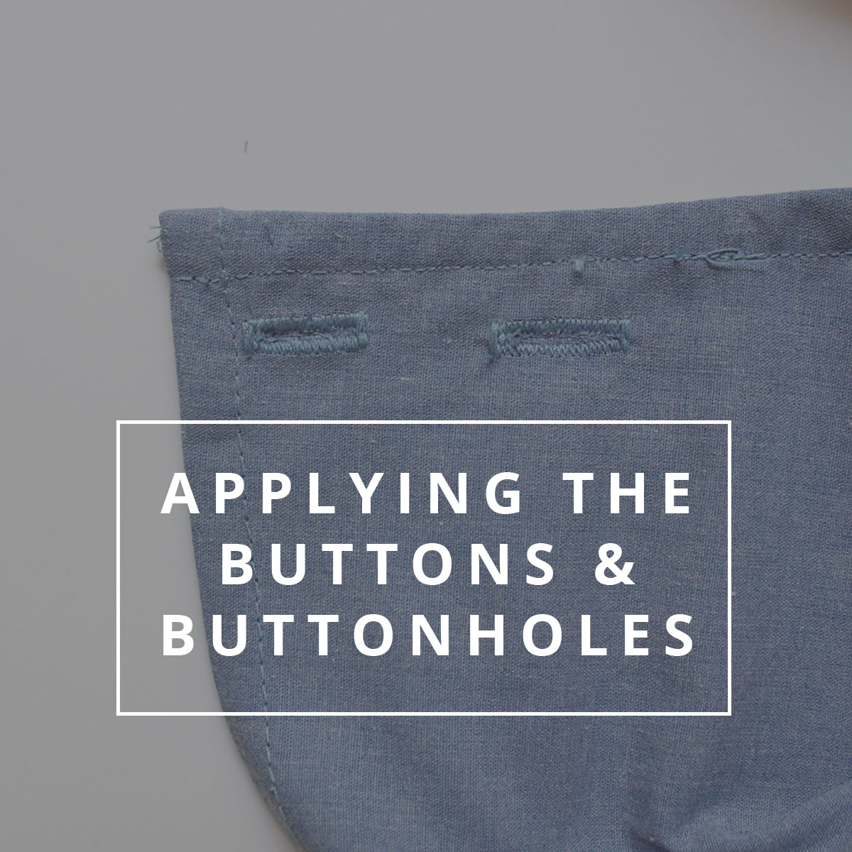 How to Sew a Buttonhole on a Home Sewing Machine - Amy Nicole Studio
