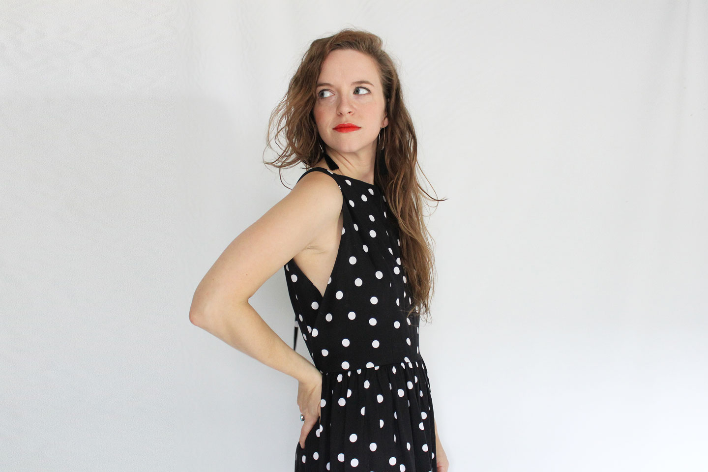 My Polka Dot Birthday Dress – Vogue 8901 – Amy Nicole Studio