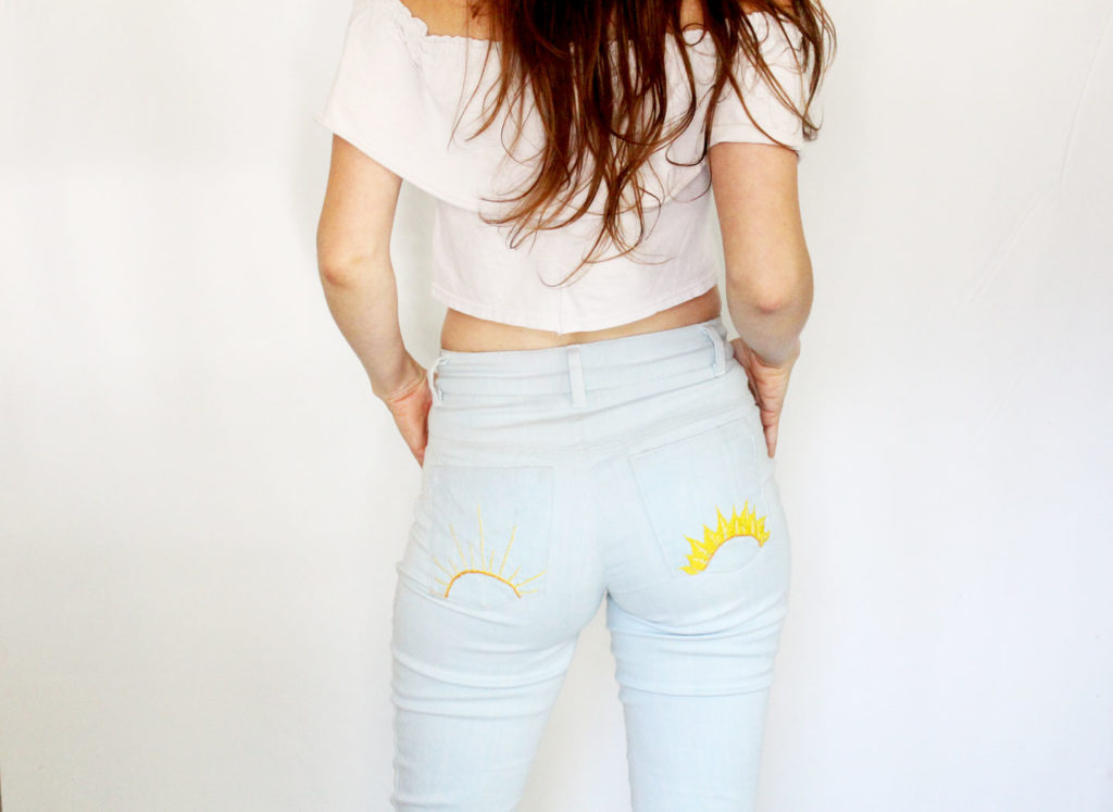 ginger jeans fitting