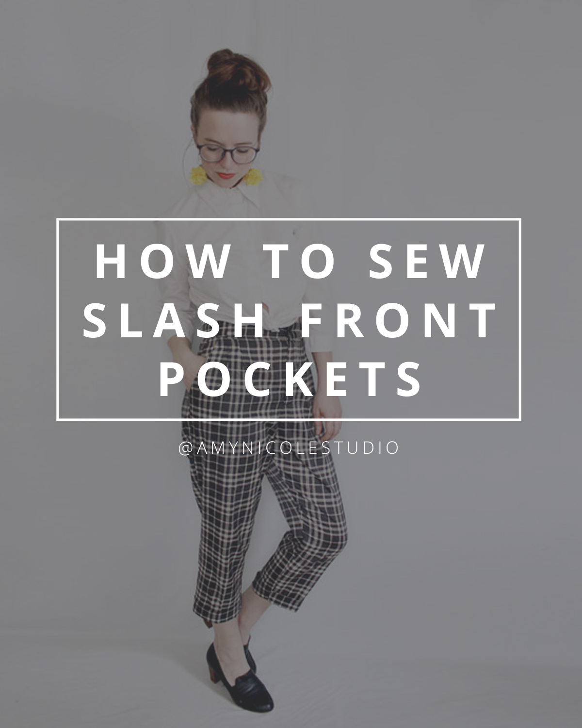 How to Sew Slash Pockets Amy Nicole Studio